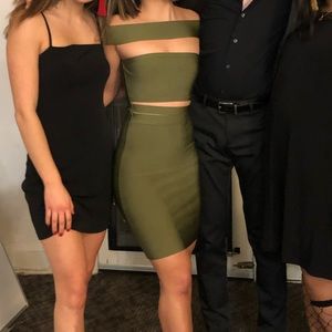 Mini cut out Bandage dress